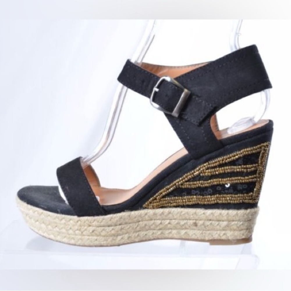 Lime Light Zena Espadrille Wedges size 9